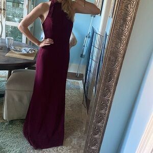 After Six NWT halter neck bow evening gown maxi dress size 2